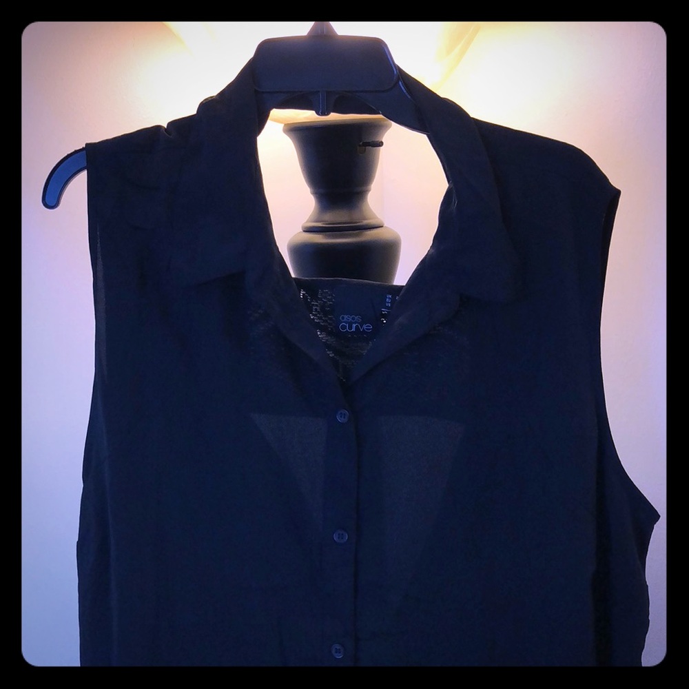 Black high low top